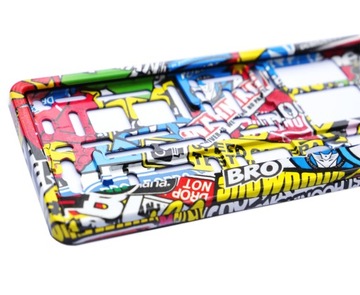 Ramka tablicy rejestracji hydrografika STICKERBOMB