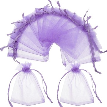 СУМКИ ИЗ ОРГАНЗЫ ДЛЯ ЛАВАНДЫ 50 ШТ.