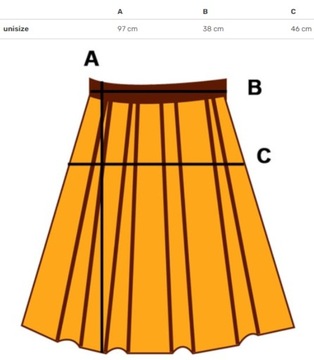 Długa asymetryczna spódnica z tiulowymi falbankami LENA unisize