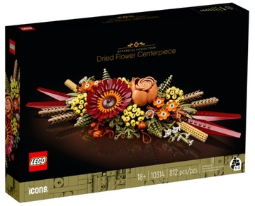 LEGO Icons Украшение из сушеных цветов 10314