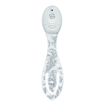 Lampka zakładka do książki na baterie białe kwiaty lampka led do czytania