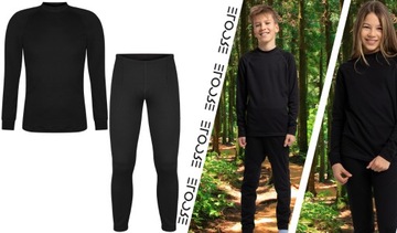 ТЕРМОАКТИВНАЯ ОДЕЖДА ДЛЯ ДЕТЕЙ 164 ДЫШАЩИЙ ТЕПЛЫЙ КОМПЛЕКТ С ПОЛНОЙ