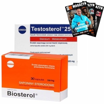 MEGABOL TESTOSTEROL + BIOSTEROL JAK STERYDY ANABOL