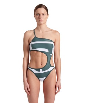 Strój kąpielowy damski jednoczęściowy Arena Women's Logo Single R.D36|S