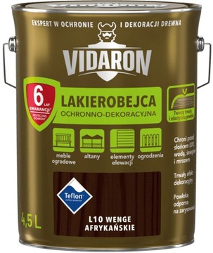 VIDARON LAKIEROBEJCA 4,5L L10 WENGE AFRYKAŃSKIE