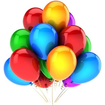 Balony Metaliczne KOLOROWE Mix Koloró Ślub Wesele Urodziny 12 cali 25szt.