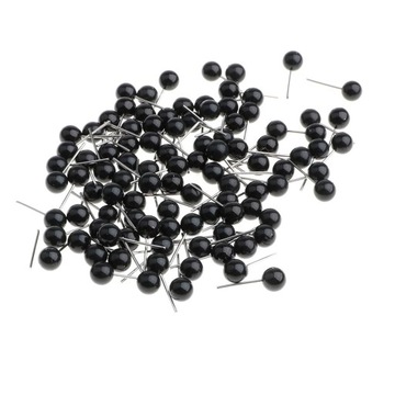 Szklane oczka do filcowania misiów 4mm