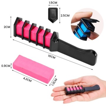 Мытье волосы красят мел для детей 10 цветов, безопасно