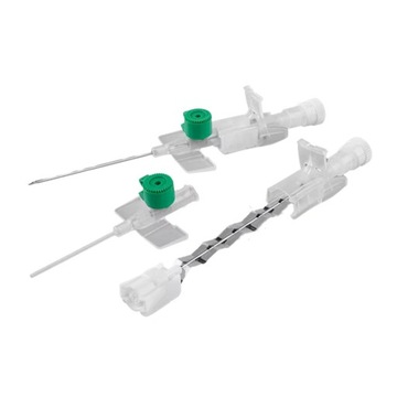 Wenflon bezpieczny 1,3x32mm 18G zielony z portem VENFLON PRO SAFETY BD