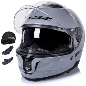 LS2 KASK MOTOCYKLOWY INTEGRALNY BLENDA FF808 STREAM II SOLID NARDO GREY 2XL