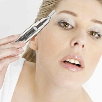 USB-триммер 3 в 1: набор для ухода за носом, бровями и бородой.