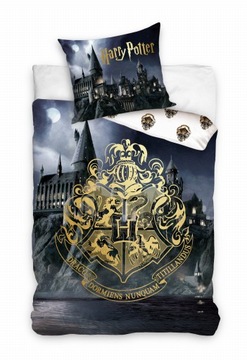 HARRY POTTER komplet pościeli 140x200, 65x65 cm