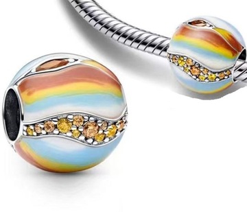 Charms do bransolet zawieszka PLANETA srebro C389
