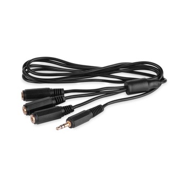 Kabel Wtyk Jack 3,5 - 3x Gniazdo 3,5 VITALCO 1,5m