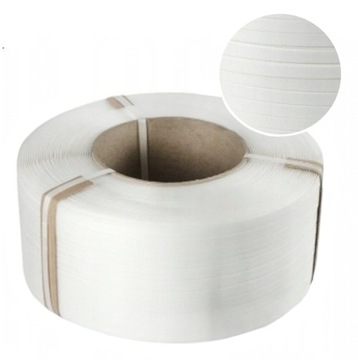 TAŚMA PP 16/0,8 MM BIAŁA DO BANDOWANIA SPINANIA PALET