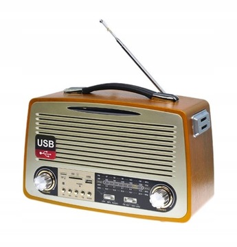 DUŻE RADIO RETRO MP3 USB SD Bluetooth XXL
