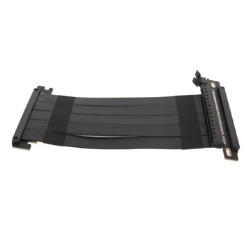 ЛЕНТА PCI-E 4.0 X16 70 СМ, ЧЕРНАЯ