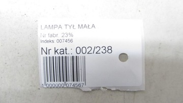 HYUNDAI VELOSTER LAMPA OSVĚTLENÍ TABULKY ZADNÍ 11-