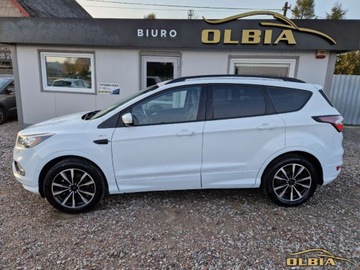 Ford Kuga II SUV Facelifting 2.0 TDCi 150KM 2017 Ford Kuga St-line Radar ACC Park Assist Pierwszy Wlasciciel 2.0 Diesel, zdjęcie 12