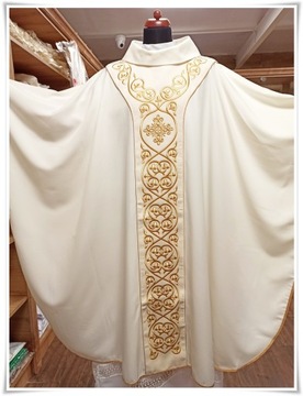 Ornat Gotycki Liturgiczny ecru KOR/169/05