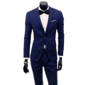 Garnitur męski Kurtka spodnie kamizelka garnitury męskie Slim Fit Tuxedo ma