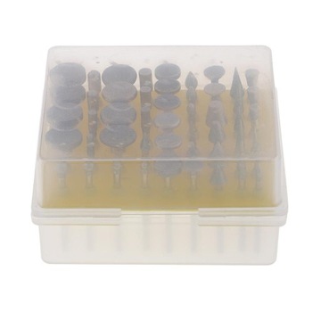 Набор из 50 шлифовальных головок с алмазным покрытием, хвостовик 1/8 дюйма для вращающихся инструментов.