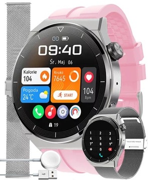 SMARTWATCH ENTER ROZMOWY SMS KROKI KALORIE MENU PL