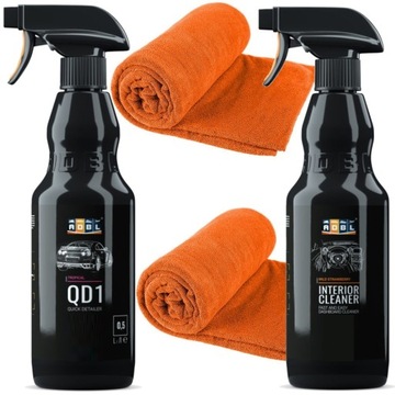 ADBL Zestaw QD1 + Interior cleaner +mikrofibry
