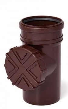 Czyszczak z sitkiem brązowy osadnik rynny rynnowy 110mm KARMAT