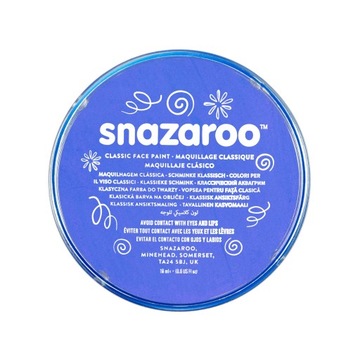 FARBA DO MALOWANIA TWARZY NIEBIESKA 18ml SNAZAROO