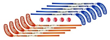 KIJE DO UNIHOKEJA UNIBROS HIKO 87 CM ZESTAW(10 KIJÓW + 5 PIŁEK)