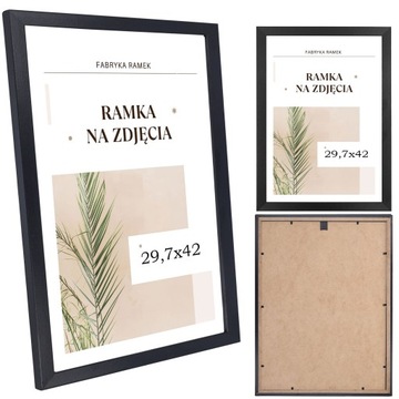 Дипломные фоторамки А3 в черной рамке 30х42