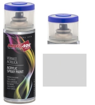 SPRAY SZARY LAKIER AKRYLOWY SZARY JASNY RAL7035