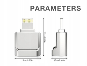 iPhone iPad iPod Устройство чтения карт памяти Lightning