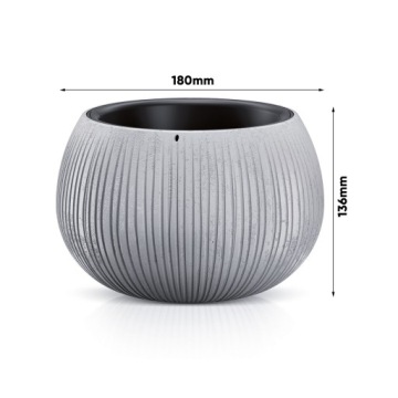 Бетонная чаша цветочного горшка - бетон DKB180-422U диам. 180 мм Prosperplast