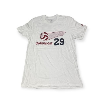 Koszulka męska biała Adidas USA Volleyball 29 M