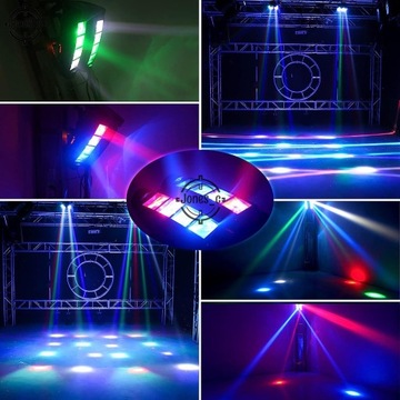 LED MINI EIGHT EIGHT EYES SPIDER LIGHT ЛУЧ ЛАМПА