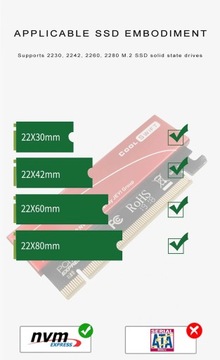 Адаптер радиатора JEYI CoolSwift PCIe SSD M.2 NVMe
