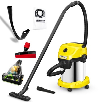 KARCHER WD 3 PREMIUM ODKURZACZ PRZEMYSŁOWY SIERŚĆ