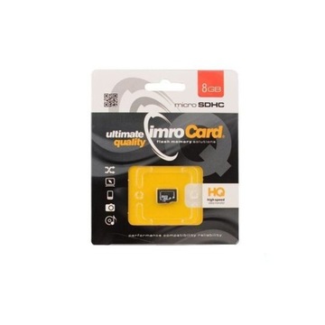 IMRO MICROSDHC 8GB KL.10 BEZ ADAPTERA