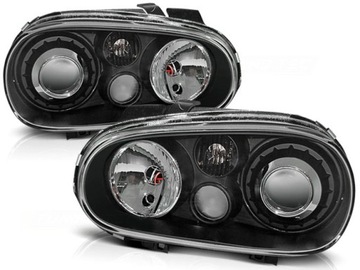 LAMPY REFLEKTORY VW GOLF IV 4 97-03 R32 LOOK BLACK