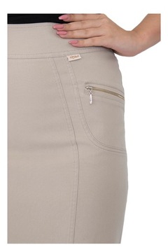 ЮБКА ИЗ ХЛОПКА НА МОЛНИИ (38-52) 4 ЦВЕТА размер 50