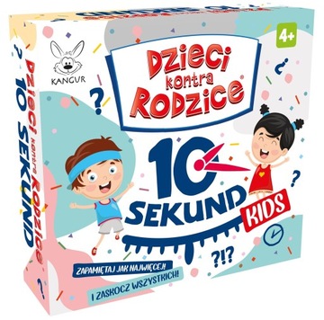 DZIECI KONTRA RODZICE 10 sekund KIDS Gra rodzinna