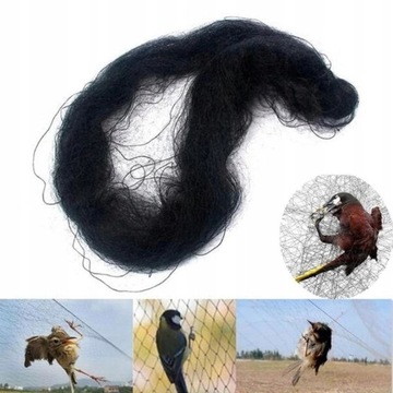 САЧКА ДЛЯ ПТИЦ ЗАЩИТНАЯ ОТ ПТИЦ И БОРЬБЫ, ПРОЧНАЯ, 15Х15 м, ЧЕРНАЯ