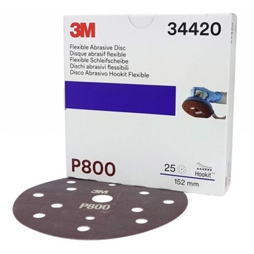 3M Elastyczny Krążek Ścierny 34420 P800