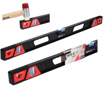 МАГНИТНЫЙ УРОВЕНЬ YATO 80 см АЛЮМИНИЕВЫЕ УДАРОПРОЧНЫЕ МАГНИТЫ БАМПЕРА