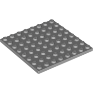 4You LEGO - 41539 PŁYTKA 8X8 JASNO SZARY