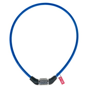 ЗАМОК ЗАМОК ВЕЛОСИПЕДНЫЙ КАБЕЛЬ БЕЗОПАСНОСТИ для КОМБИНИРОВАННОГО ДВИГАТЕЛЯ велосипеда, скутера