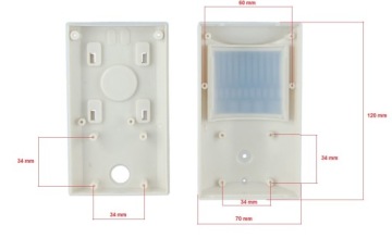 КОРПУС ПИР-ДАТЧИКА ДЛЯ СКРЫТЫХ КАМЕР