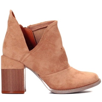 ЭЛЕГАНТНЫЕ ЖЕНСКИЕ БОТИЛЬОНЫ С ЦВЕТНЫМ КРАСКОМ